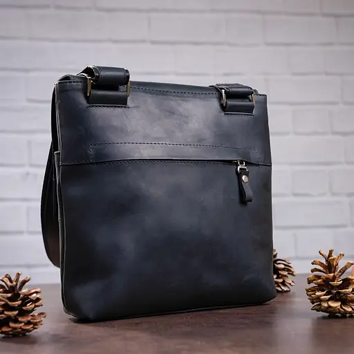 Кожаная сумка мужская SHVIGEL 25,5х23х4,5 см sum0013928 - фото 6