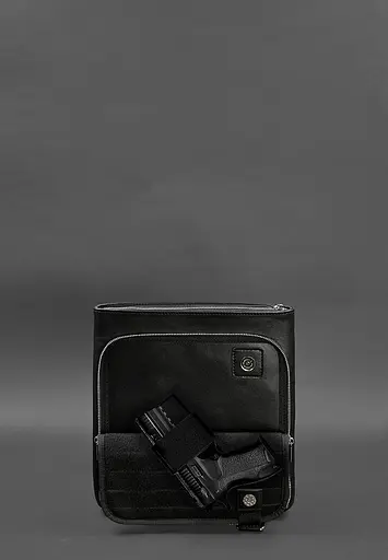 Сумка-планшет для прихованого носіння пістолета Чорна Краст - фото 6