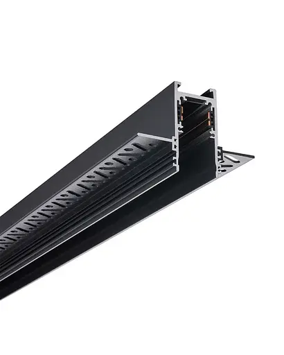 Магнітний шинопровід врізний Nowodvorski 10156 LVM Recessed Track 1m IP20 Bl - фото 1