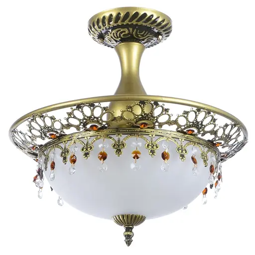 Люстра потолочная Brille классическая E27 60W PB (BR-02 277C/3)