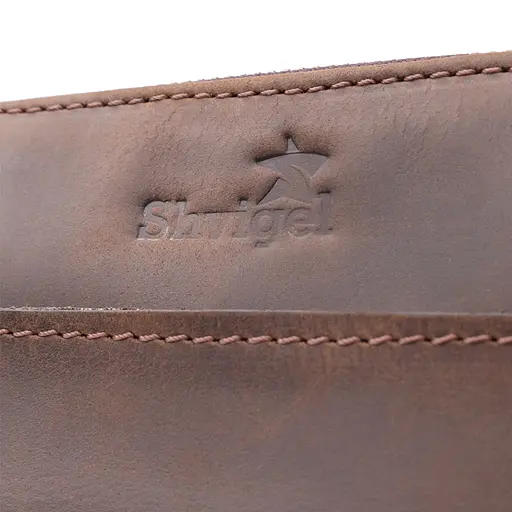 Чоловіча сумка через плече з натуральної шкіри вінтажної SHVIGEL 20х26х4,5 см sum0027434 - фото 2