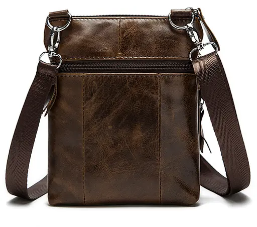 Сумка кожаная мужская Vintage 14х18,5х3 см sum0012371 - фото 3