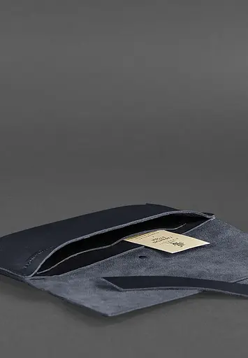 Кожаный тревел-кейс Voyager 1.2 темно-синий - фото 3