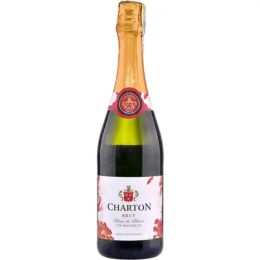Вино игристое Charton Brut Blanc de Blancs белое брют 0.75 л