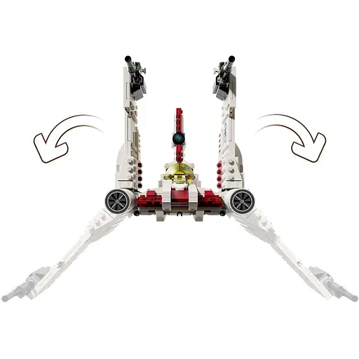 Конструктор LEGO Star Wars Зоряний винищувач V-19 Потік 567 деталей (75432) - фото 4