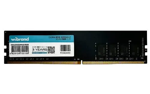 Пам'ять 8Gb DDR4, 3200 MHz, Wibrand, CL22, 1.2V (WI3200DDR4D/8GB) - фото 2