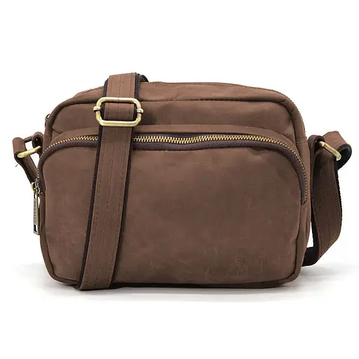 Невелика чоловіча сумка через плече на 2 відділення TARWA 23х16х11 см sum0028182 - фото 5