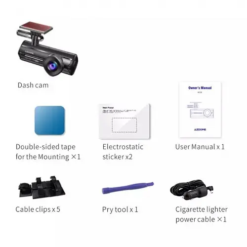 Видеорегистратор AZDOME M330 Car DVR 1296P - фото 5