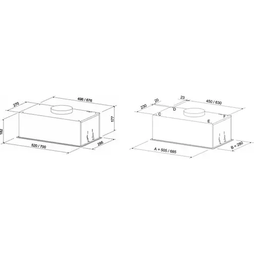 Витяжка ELEYUS GEMINI 700LED 52 WH - фото 14