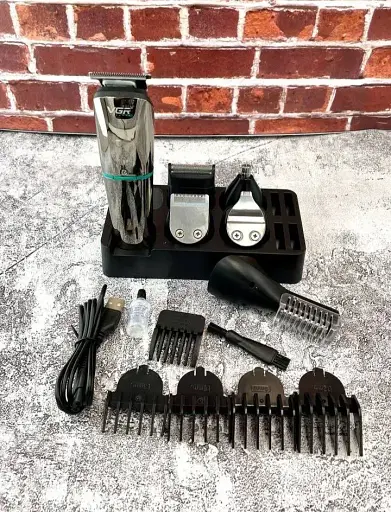 Набор для стрижки VGR V-101 (5 в 1, IPX6, LED-дисплей, USB) - фото 4