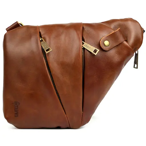 Мужская сумка-слинг через плечо для левши TARWA 23х28х4 см sum0028343 - фото 1