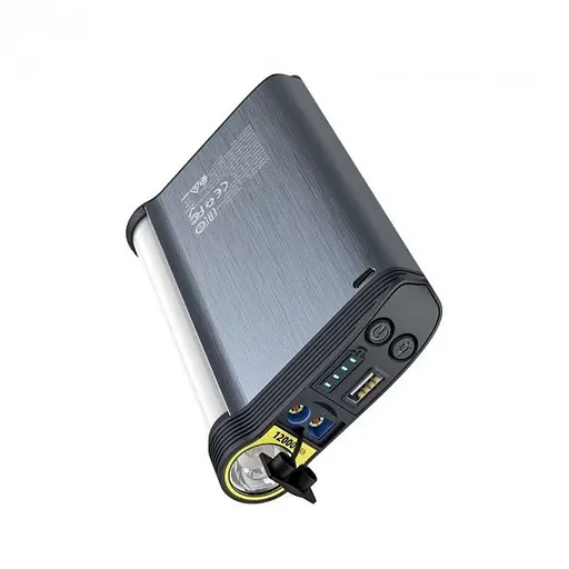 Пуско-зарядное устройство Power Bank Стартер Hoco DB14 12000mAh 45W (Silver) - фото 6