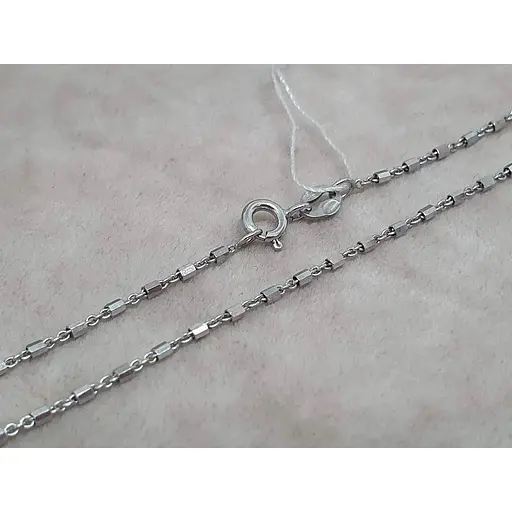 Срібний ланцюжок Silvex 925 (Якірне з вставками). 859Р 1/40 - фото 4