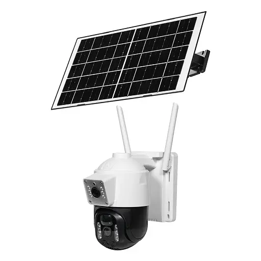 IP PTZ-видеокамера автономная с WiFi и солнечной панелью 3Mp+3Mp Light Vision VLC-9530WIA/2C (Solar) f=4mm, на аккумуляторных батареях (75-00294)