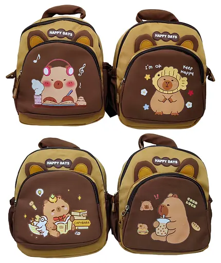 Рюкзак дитячий Капібара, 25x23x11.5 см, 1003-1 (В асортименті) - фото 6