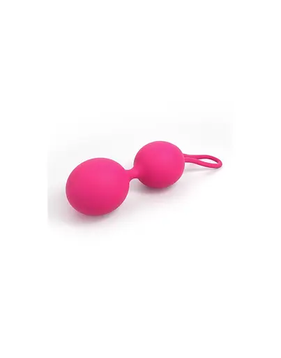 Вагинальные шарики Dorcel Dual Balls, 15.6 см, розовый - фото 2