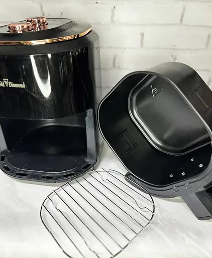 Аэрофритюрница безмасляная Gold Diamond TK 09906 8л 3400 Вт Черная - фото 7