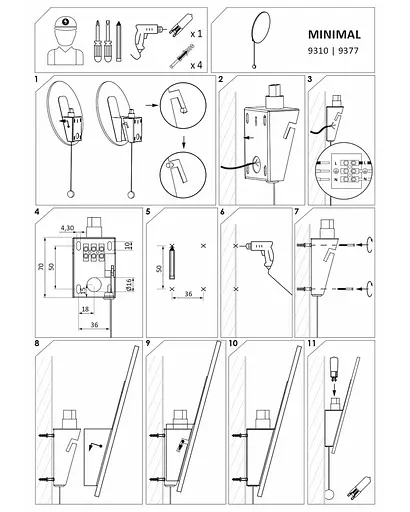 Світильник Nowodvorski 9377 Minimal - фото 3
