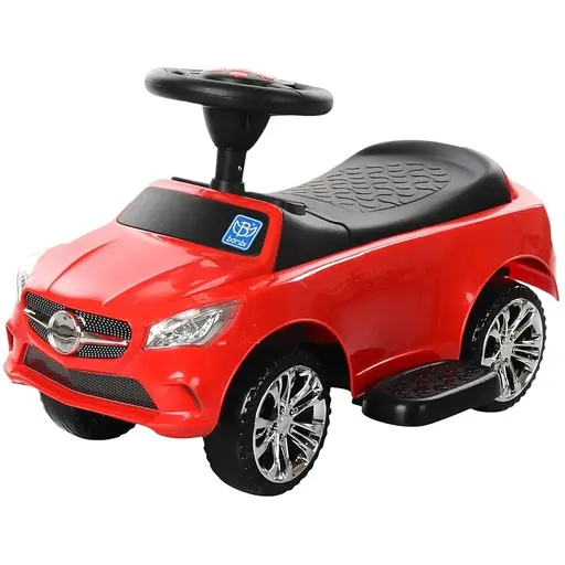 Каталка-толокар Bambi M 3503C-3 с родительской ручкой и музыкой для малыша, красная