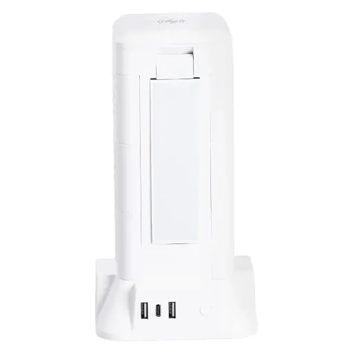 Сетевой фильтр-удлинитель Yiwu HP-5-7MF TOWER B23 4,8 м 9 розеток 3USB + 1PD и LED-лампа белый  - фото 7