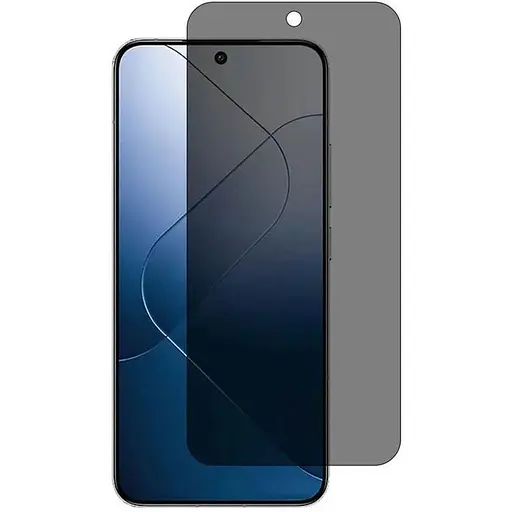 Захисне скло Epik Privacy 5D (тех.пак) для Xiaomi Poco X6 Чорний