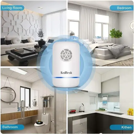 Ультразвуковой отпугиватель Ультразвуковой репеллент от комаров KedBrok(4шт) Белый - фото 6