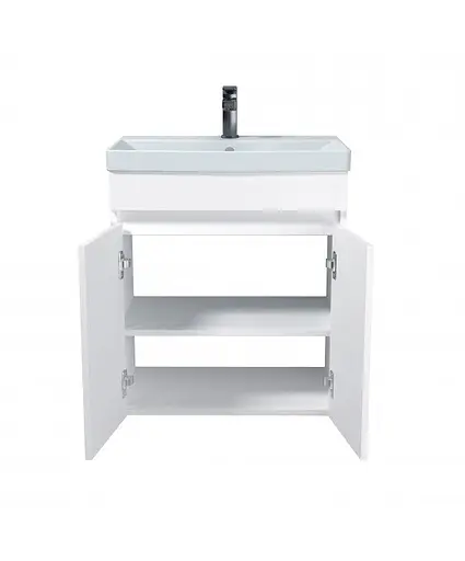 Тумба Мойдодир Urban 60-U з умивальником Sempre 60 Білий універсальна Білий - фото 3