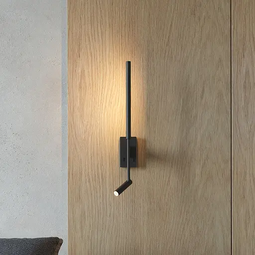 Настінний світильник MJ-Light KONO READ 3200K BK 15003 - фото 1