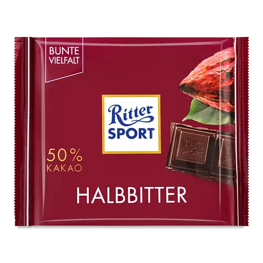 Шоколад темний Ritter Sport, 100 г (473896)