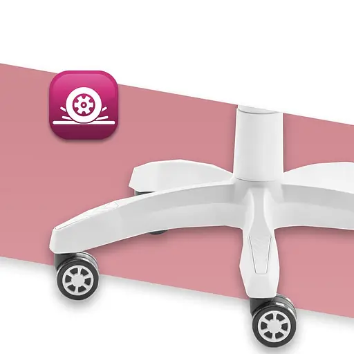 Компьютерное кресло Hell's Rainbow Pink-Gray тканина - фото 4