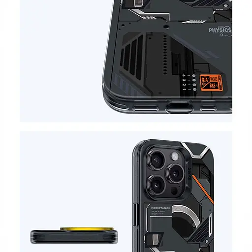 Чохол Benks Mecha Case with MagSafe для Apple iPhone 16 Pro Max Black [132543] - фото 4