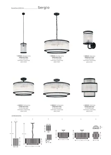 Люстра SERGIO C0528-06H-P7AC Zuma Line - фото 2