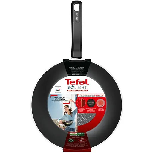 Сковорода Вок Tefal So' Light 28 см черная (H0561942) - фото 3