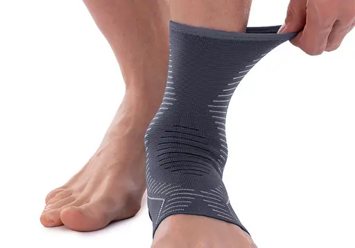 Бандаж для голеностопа EasyFit эластичный ортез на стопу (EF-0075-LXL) - фото 2