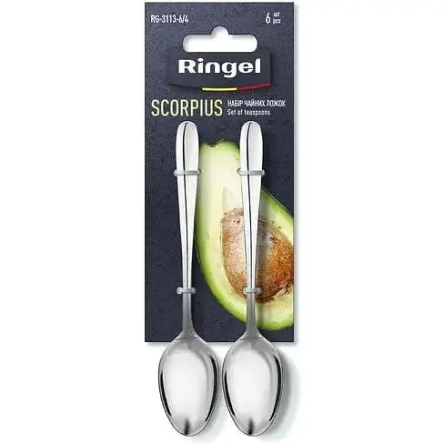 Набір чайних ложок Ringel Scorpius 6 шт (RG3115-6/4)