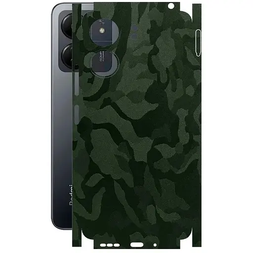 Захисна плівка StatusSKIN для Xiaomi Poco C65 Корпус Вініл Камуфляж зелений - фото 1