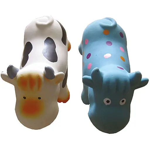Іграшка для собак Tatrapet Toys Fun латексна Корівка з пищалкою 19 см (різні фігурки)