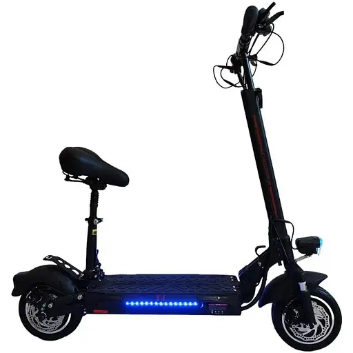 Електросамокат Crosser T4 Pro 1000 Вт з амортизатором і сидінням - фото 2