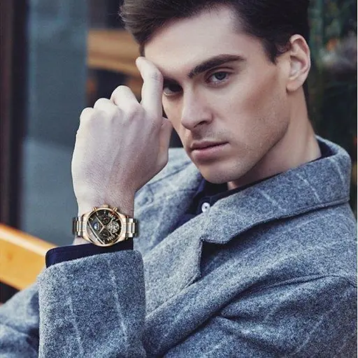 Мужские наручные часы Guanquin Prestige Gold - фото 10