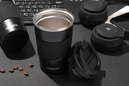 Термокухоль Ardesto Urban 500 мл чорний AR2650TMB - фото 3