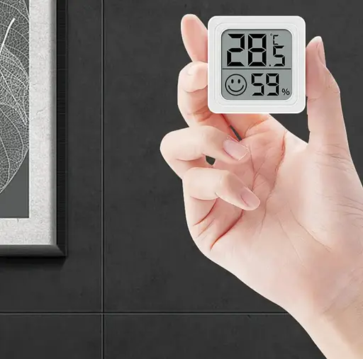 Міні РК-цифровий термометр і гігрометр — портативний вимірювач температури та вологості для дому та вулиці - фото 6