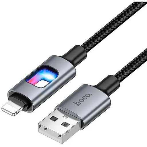 Кабель Hoco Lightning New зарядный кабель для передачи данных U144 1,2 м 2,4A