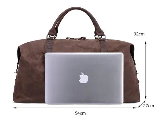 Сумка текстильная дорожная Vintage 54х32х27 см sum0020212 - фото 9