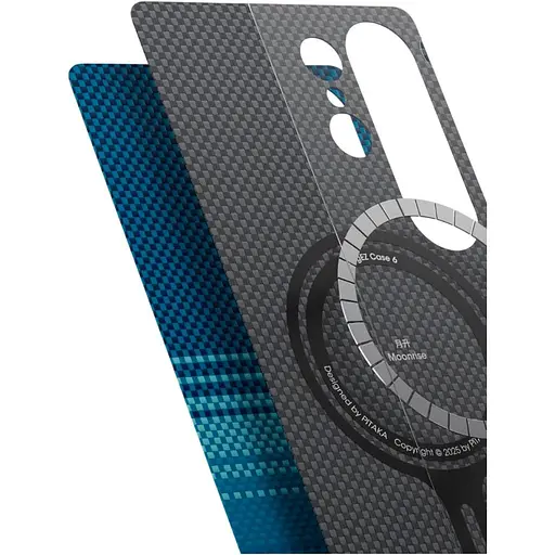 Чохол Pitaka Tactile Woven MagEZ Samsung Galaxy S25 Ultra Moonrise (KS2502U) [135431] - фото 5