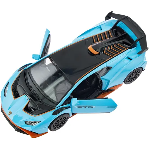 Машинка Rastar Lamborghini Huracan STO 1:32 Блакитний - фото 8