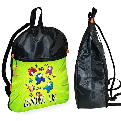 Шкільний рюкзак дитячий Амонг Ас + Сумка для взуття спортивної форми рюкзак-мішок для хлопчика (01670) - фото 2
