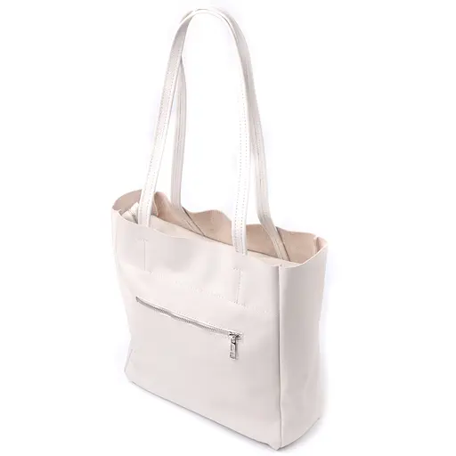 Сумка-шоппер Shvigel из натуральной кожи 29х30х12 см sum0027040 - фото 2