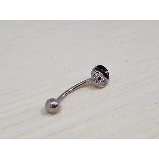 Срібна сережка для пірсингу пупка Silvex 925. Пр2ФО/028 - фото 2