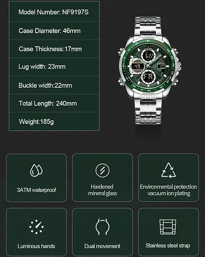 Годинник Naviforce Fly Steel - фото 15