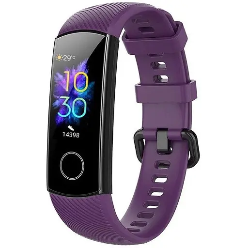 Ремінець для фітнес-браслета MIIQNUS для Honor Band 4 і 5 пурпурний